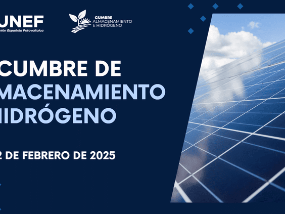La Cumbre de Almacenamiento e Hidrógeno de UNEF tendrá lugar en Madrid los días 11 y 12 de febrero