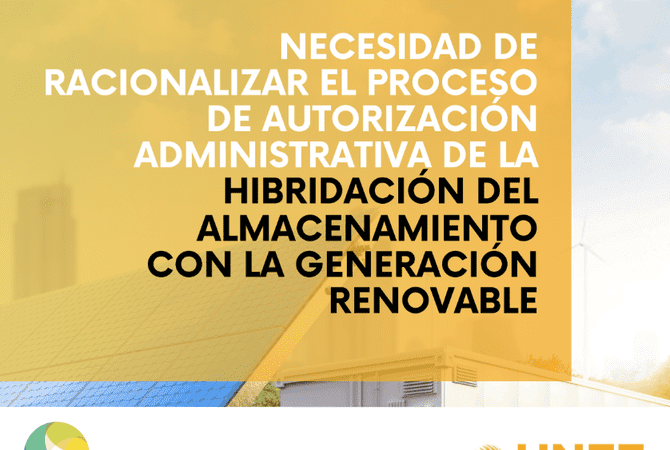 La Fundación Renovables y UNEF piden agilizar las autorizaciones para hibridación de almacenamiento con renovables