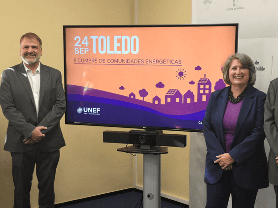 UNEF y la Junta de Castilla-La Mancha presentan en Toledo la II Cumbre de Comunidades Energéticas