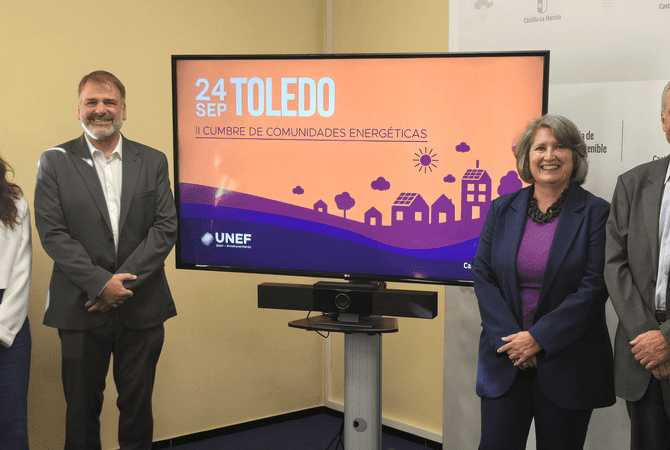 UNEF y la Junta de Castilla-La Mancha presentan en Toledo la II Cumbre de Comunidades Energéticas
