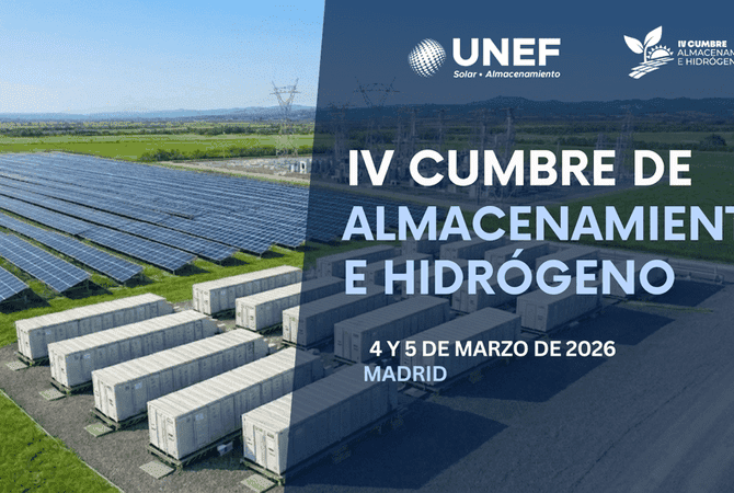UNEF presenta las 5 claves estratégicas de la IV Cumbre de Almacenamiento e Hidrógeno