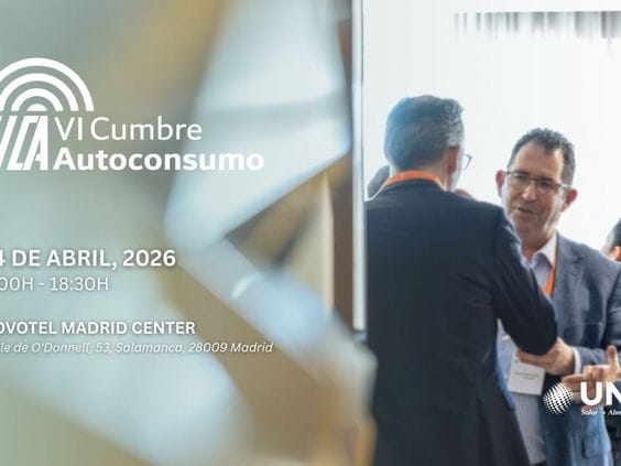 UNEF abordará las oportunidades que abre el nuevo RDL 7/2026 en la VI Cumbre de Autoconsumo del 14 de abril