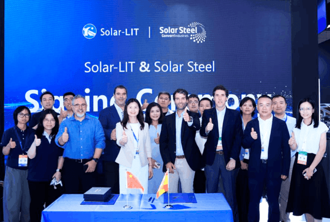 Gonvarri Solar Steel y Solar-LIT establecen una cooperación estratégica para integrar trackers y robots de limpieza