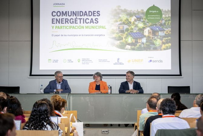 UNEF y la Junta de Castilla-La Mancha promueven la participación de los municipios en las comunidades energéticas en una jornada en Toledo