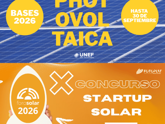 UNEF convoca una nueva edición de los concursos PHOTOvoltaica y Startup Solar para poner en valor el impacto social y la innovación de la energía fotovoltaica