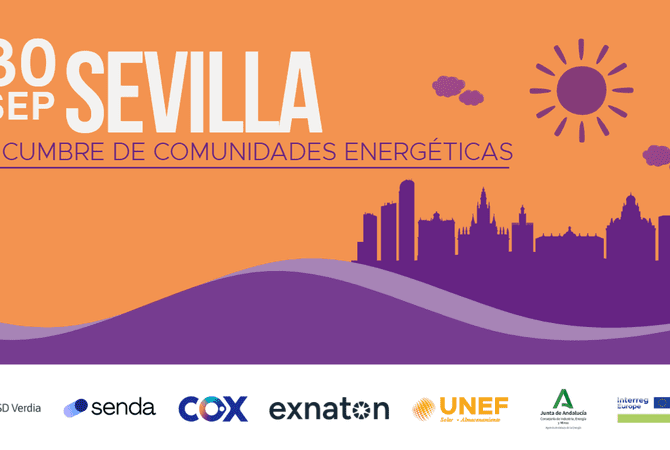 Sevilla acogerá el 30 de septiembre la III Cumbre nacional de Comunidades Energéticas, organizada por UNEF